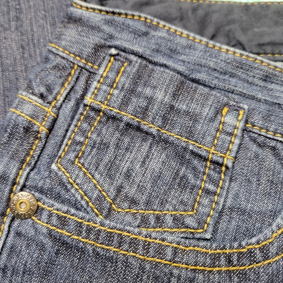 Banana Republic Dark Wash Bootleg Jeans Size 10 - Picture 6 of 6